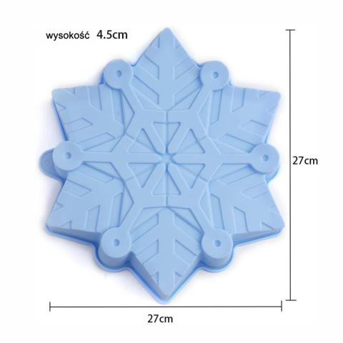 Duża forma silikonowa do pieczenia ciasta - W kształcie gwiazdki