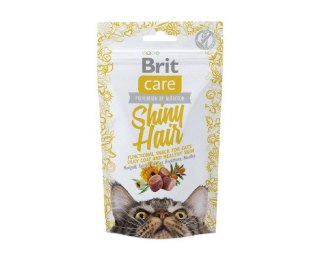 BRIT Care Cat Snack SHINY Hair - przysmak dla kota - 50 g