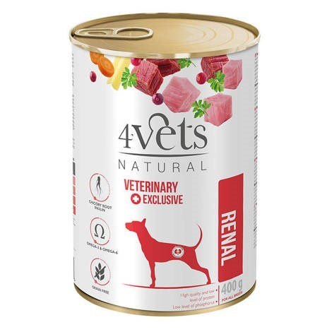 4VETS NATURAL - Renal New Dog 400g