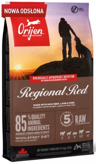 ORIJEN Regional Red - sucha karma dla psa - 11,4kg