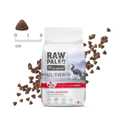 VetExpert Raw Paleo Ultra Wołowina Medium&Large Puppy 2kg