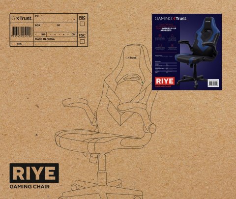 Fotel gamingowy TRUST GXT703B RIYE GAMING CHAIR BLUE