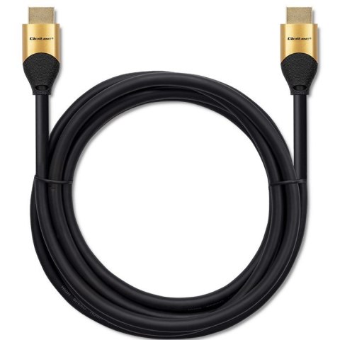 QOLTEC KABEL HDMI V2.1 ULTRA HIGH SPEED 8K | 60HZ | 26AWG | GOLD | 5M