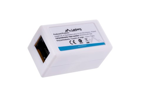 LANBERG ZŁĄCZKA SIECIOWA PRZELOTKA 2X RJ45 KAT.5E UTP AD-RJ45-RJ45-OU5