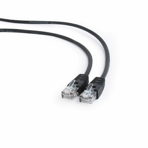 Patchcord GEMBIRD PP12-5M/BK (RJ45 - RJ45 ; 5m; kolor czarny)