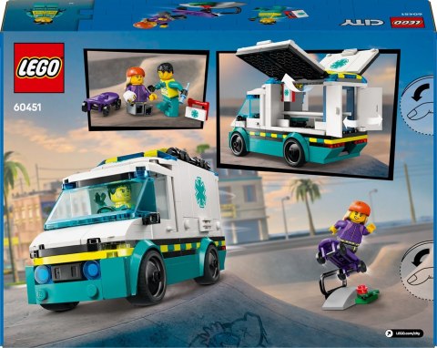 LEGO CITY 60451 Karetka pogotowia