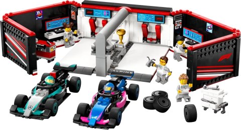 LEGO CITY 60444 F1 Garaż i bolidy Mercedes-AMG i Alpine