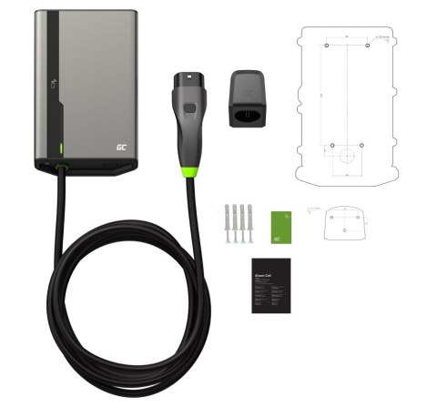 Green Cell GC HabuDen Wallbox 22 kW (5 m kabel):