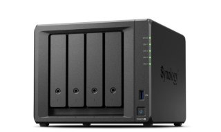 NAS Synology DS923+; Tower; 4x (3.5" SATA HDD); AMD Ryzen R1600; 4 GB DDR4 ECC SODIMM (max. 32GB), 2x 1GbE RJ-45