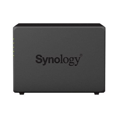 NAS Synology DS923+; Tower; 4x (3.5" SATA HDD); AMD Ryzen R1600; 4 GB DDR4 ECC SODIMM (max. 32GB), 2x 1GbE RJ-45