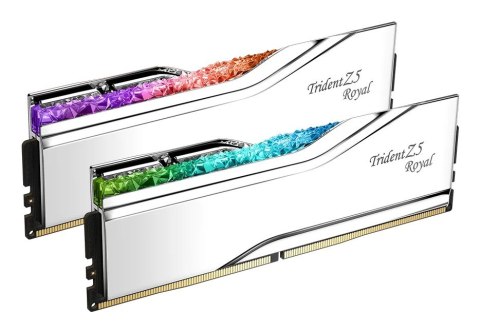 G.SKILL TRIDENT Z5 ROYAL RGB DDR5 2X16GB 6400MHZ CL30 SILVER F5-6400J3039G16GX2-TR5S