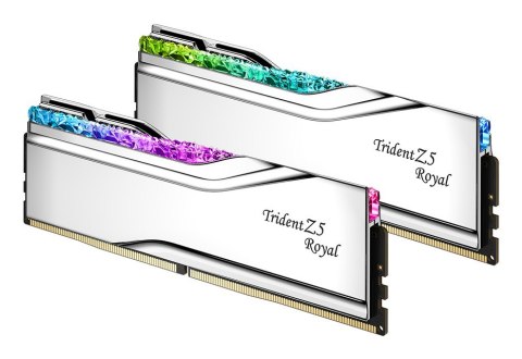 G.SKILL TRIDENT Z5 ROYAL RGB DDR5 2X16GB 7200MHZ CL34 XMP3 SILVER F5-7200J3445G16GX2-TR5S