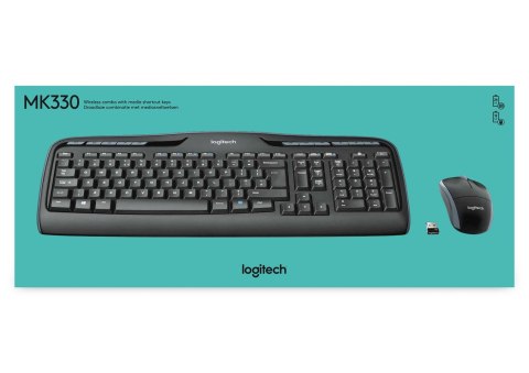 ZESTAW LOGITECH WIRELESS COMBO MK330 BEZPRZEWODOWY