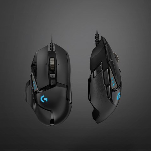 Mysz Logitech G502 Hero 910-005470 (optyczna; 16000 DPI; kolor czarny)