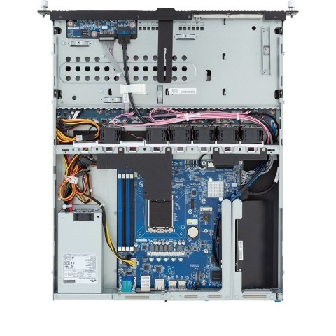 Platforma Gigabyte Rack (1U) R123-X00-AA01 Intel E-24XX (4x 3,5" SATA HS, 1xM.2, 2x1Gbe, IPMI, 1x400W)