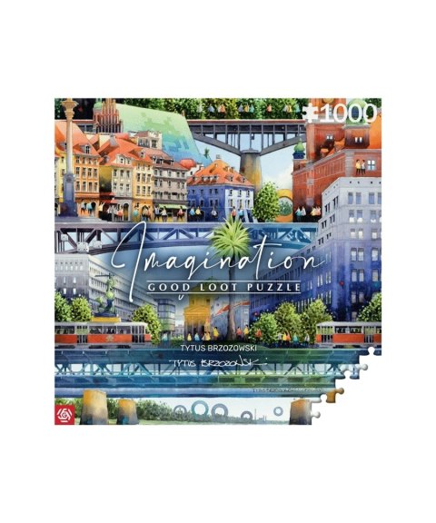 Puzzle Good Loot 1000 Imagination Tytus Brzozowski Warszawskie Mosty