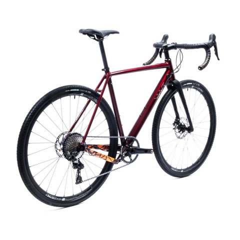 Rower gravel VAAST 700C APEX GRX 52cm S Gloss Berry Red