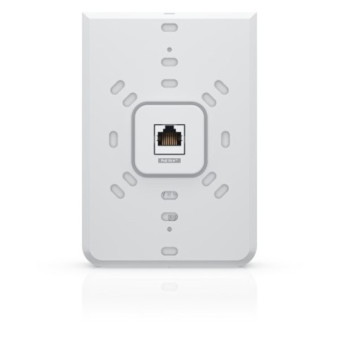 Acces Point Wi-Fi 6 Ubiquiti UniFi U6 In-Wall 2.4GHz(2x2)/5GHz(4x4)/6GHz(-) PoE+/PoE 4x1G 1x2,5G