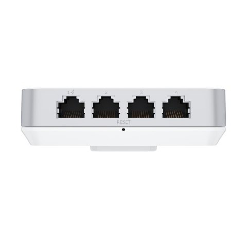 Acces Point Wi-Fi 6 Ubiquiti UniFi U6 In-Wall 2.4GHz(2x2)/5GHz(4x4)/6GHz(-) PoE+/PoE 4x1G 1x2,5G