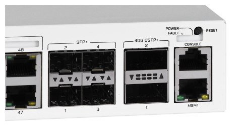 Switch Mikrotik CRS354-48P-4S+2Q+RM 53p PoE (PoE+: 48;) 700W Managed Fast/Gigabit/10G