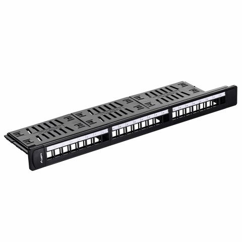 Patch panel Lanberg PPKS-1124-B (1U; 19")