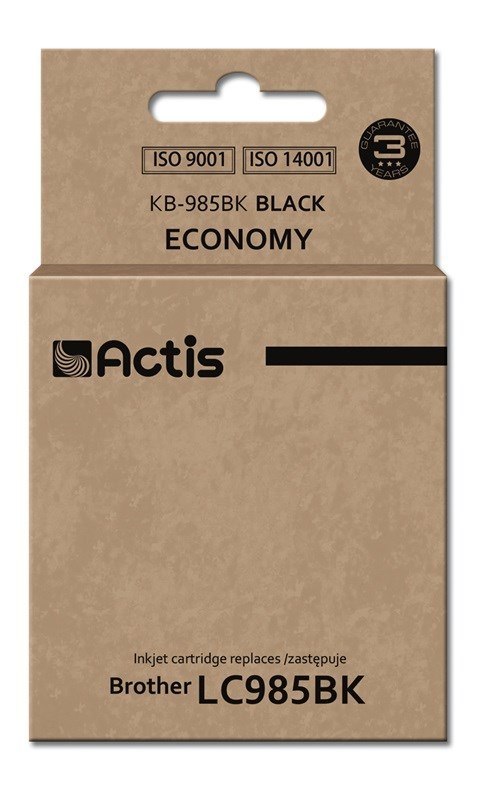 Actis KB-985Bk Tusz (zamiennik Brother LC985BK; Standard; 28,5 ml; czarny)