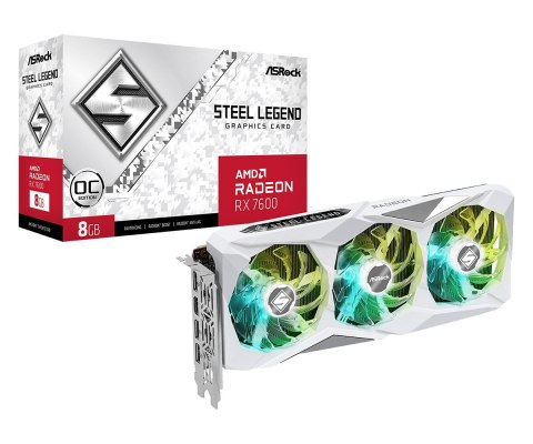 Karta graficzna ASRock Radeon RX 7600 Steel Legend 8GB OC