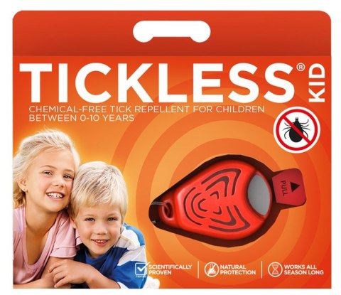 Odstraszacz kleszczy dla dzieci TickLess Kid orange