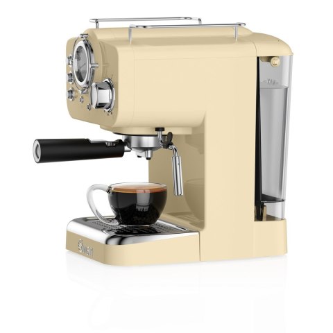 Ekspres ciśnieniowy Swan Espresso Coffee Machine SK22110CN (1100W; kolor kremowy) (WYPRZEDAŻ)