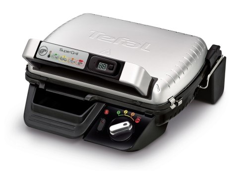 Grill Tefal GC451B12 (Tradycyjny z rusztem; 2000W; kolor srebrny)