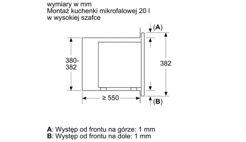 Kuchenka mikrofalowa BOSCH BEL623MB3