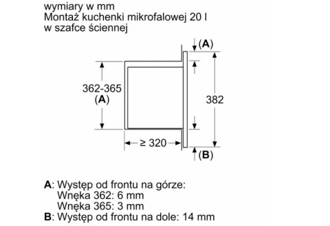 Kuchenka mikrofalowa BOSCH BEL623MB3