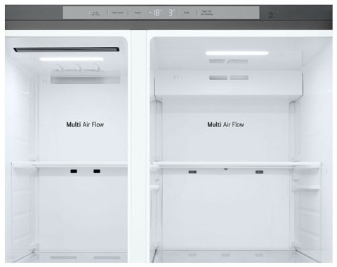 Lodówka Side by Side LG GSJC41PYPE srebrna