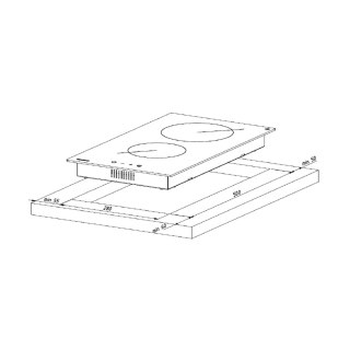 Płyta ceramiczna AKPO PKA 30 601 czarna