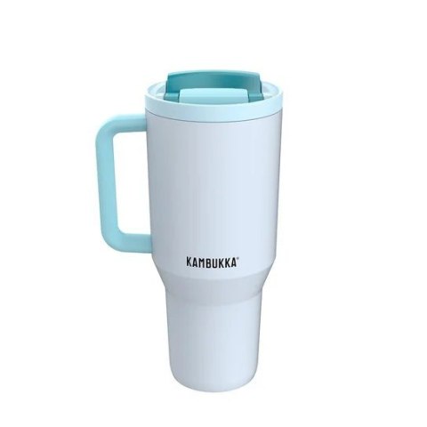 Kubek termiczny z teleskopową słomką Kambukka Rio Tumbler 950ml Frosty Coconut