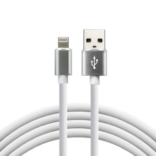 Kabel zasilający everActive CBS-1IW (USB - Lightning ; 1m; kolor biały)