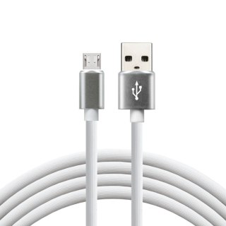 Kabel zasilający everActive CBS-1MW (USB - Micro USB ; 1m; kolor biały)