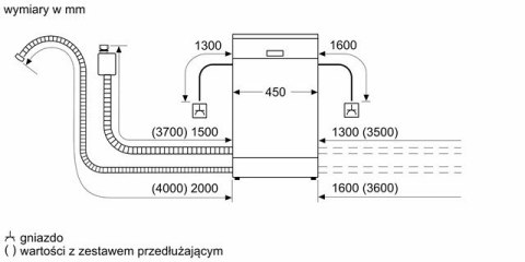 Zmywarka do zabudowy BOSCH SPV4EMX10E (WYPRZEDAŻ)