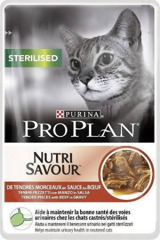 Karma Purina Pro Plan Cat Sterilised Wołowina 85g