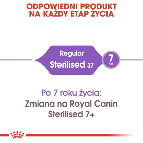 ROYAL CANIN FHN Regular Sterilised 37 - sucha karma dla kota dorosłego - 10 kg