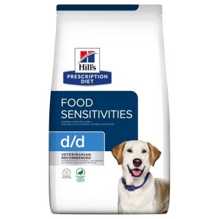 Hill's PD d/d food sensitivities, duck and rice, dla psa 4 kg (WYPRZEDAŻ)