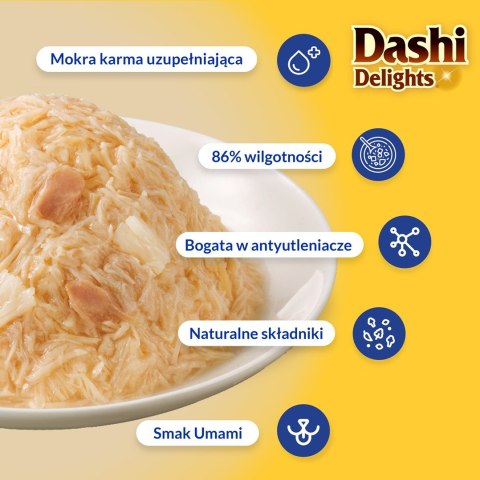 INABA CAT DASHI DELIGHTS FLAKES CHICKEN TUNA 40g