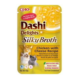 INABA CAT DASHI DELIGHTS SILKY CHICKEN CHEESE 40g