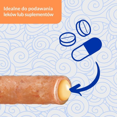 INABA Churu Rolls Tuńczyk z przegrzebkami - przysmak dla kota - 4x10 g