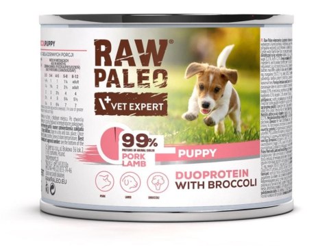 Raw Paleo Pork&Lamb Puppy Can 200g