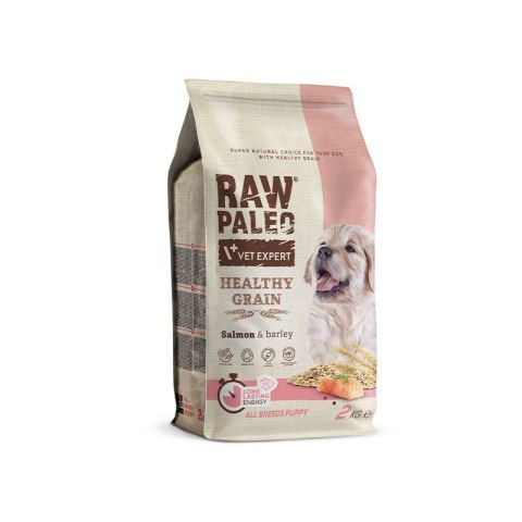 VetExpert Raw Paleo Healthy Grain Salmon&Barley Puppy - Karma sucha dla psów - 2kg