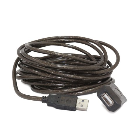 Kabel GEMBIRD UAE-01-5M (USB 2.0 M - USB 2.0 F; 5m; kolor czarny)