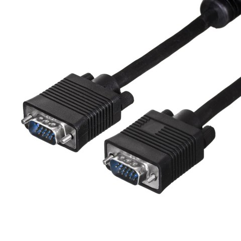 Kabel GEMBIRD CC-PPVGA-5M-B (D-Sub (VGA) M - D-Sub (VGA) M; 5m; kolor czarny)