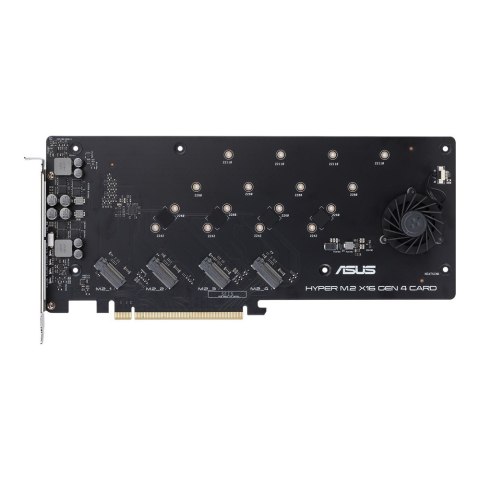 Kontroler ASUS Hyper M.2 PCIe 4.0 x16, 4x M.2 NVMe (2242/2260/2280/22110) GEN 4