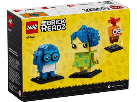 LEGO 40749 BrickHeadz - Radość, Smutek i Strach